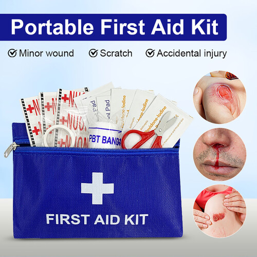12pcs Waterproof First Aid Kit for Camping Hiking