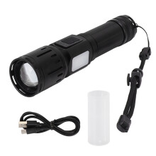 Szuperfényes, 1000 lumenes LED-es zseblámpa 7 üzemmóddal, vízálló