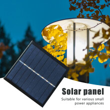 1W Solar Panel for Batteries & Outdoor Lights