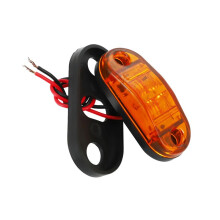 30 Stück Bernstein 2 LED Licht Oval Räumungsanhänger Auto LKW Seitenmarkierung Rücklicht