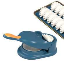 Pressa per dumpling 2-in-1, 200 g, Blu, 28,5 x 20 x 6,3 cm