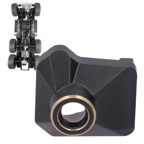 Messing Mittelachsenabdeckung für G63 1/10 RC Schwarz 2