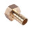 3pcs 12mm Hose Barb 1/2BSP Female Thread Quick Joint Connector Adapter Gold 3
