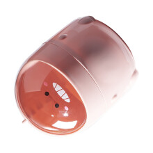 Mini Desktop Trash Can with Swing Lid, Pink, 1.2L, Tiny Dinosaur Wastebasket