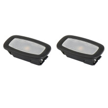 2X Autoinnendachleuchte Sonnenblende Schminkleuchte 00090695049051 für - W205 W253 W213 W222 C200 E260 S300 Schwarz