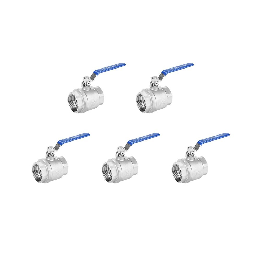 5X Valve Female Thread 2 Inch 304 Stainless Steel Full Port Female Thread Valve 2 Inch Dn50 1000 Wog 4713191133117