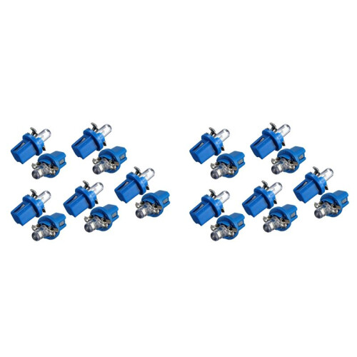 20Pcs LED Bulb Meter Dash B8-5D T5 Lamp with Holder  Tuning Auto Car Light