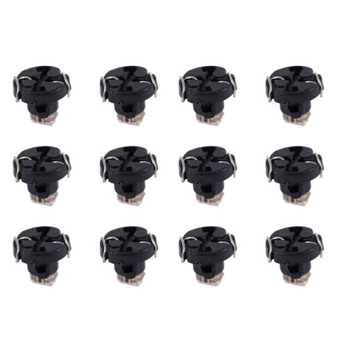 12pcs T3 White 1210 3528 SMD LED Dashboard Dash Light Lamp Bulb for Car