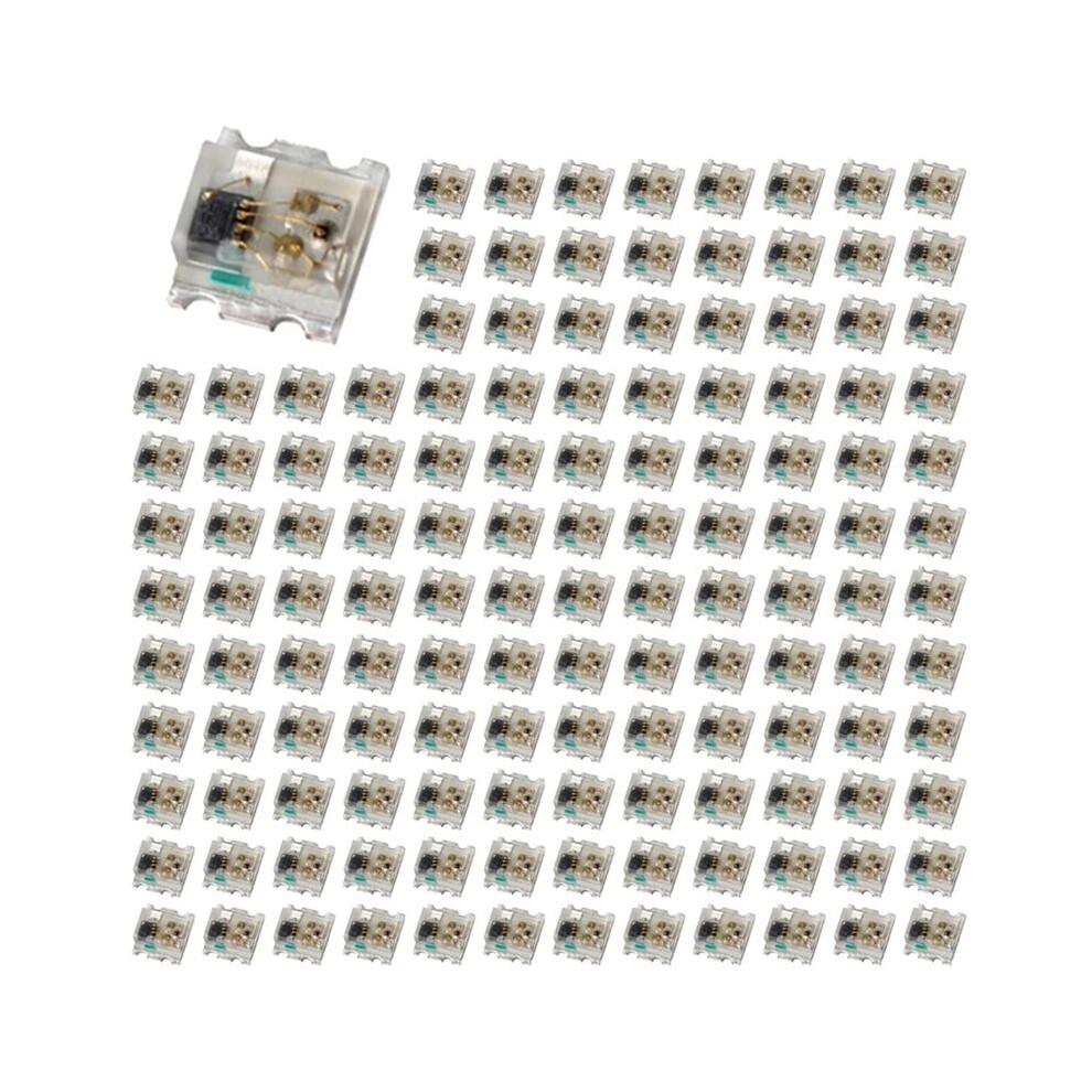 1000Pcs WS2812 2020 LED Chip 4Pins White PCB Addressable Digital RGB Full Color LED Chip DC5V for LED Strip Screen