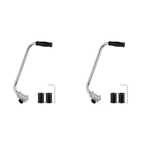 2X Trimmer Handle, Ergonomic Trimmer Handle, Handle Extension with Stand Clamp,Multifunctional Garden Lawn Mower Handle