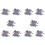 500Pc WS2811 RGB LED Pixels Light Individually Addressable 12mm Diffused Digital Full Color LED Pixel Module Light DC12V 1