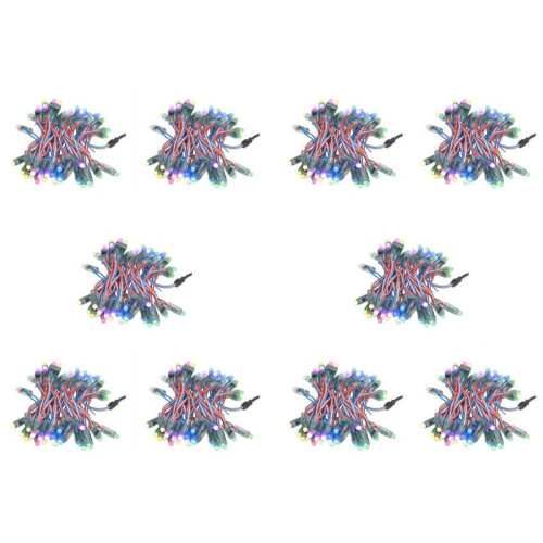 500Pc WS2811 RGB LED Pixels Light Individually Addressable 12mm Diffused Digital Full Color LED Pixel Module Light DC12V