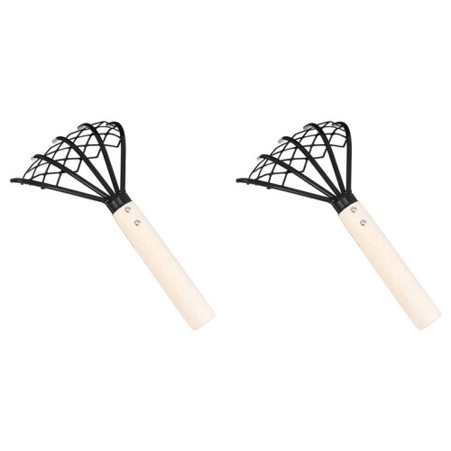 2X Five-Claw Rake Scarifying Tool Seafood Shell Rake