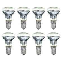 Ersatz Lava Lampe E14 R39 30W Strahler Schraube in GlüHbirne Klarer Reflektor Spot GlüHbirnen Lava GlüHlampe 8 StüCk