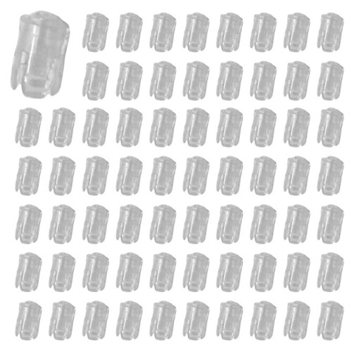 300Pcs 5mm Led Light Emitting Diode Lampshade Light Guide Column Light Cap Protective Cover Led Transparent Lamp Cap