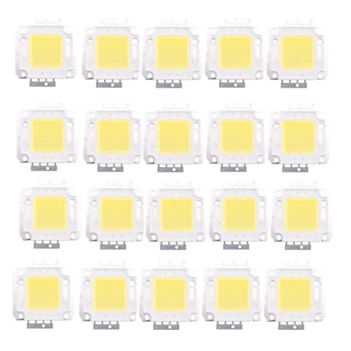 20X High Power 30W LED Chip Bulb Light Lamp DIY White 2200lm 6500K