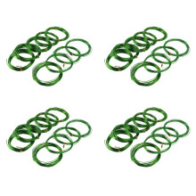 36 Rollen Bonsaidraden Geanodiseerd Aluminium Bonsaitrainingsdraad met 3 Maten (1,0 Mm, 1,5 Mm, 2,0 Mm), Totaal 147 Voet (Groen)