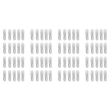 80Pcs T5 17 86 206 286 Halogen Bulb Car Instrument Panel Lamp Auto Wedge Dashboard Lamp 1.2W 12V Light Source Warm White