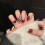 (XS) Glam Sequins Fake Nails - Zero Pressure Design 2