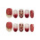 (XS) Glam Sequins Fake Nails - Zero Pressure Design 4