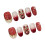 (XS) Glam Sequins Fake Nails - Zero Pressure Design 6