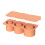 (Orange) Lid Ice Cube Tray for Whiskey Cocktails 6