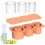 (Orange) Lid Ice Cube Tray for Whiskey Cocktails 7