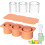 (Orange) Lid Ice Cube Tray for Whiskey Cocktails 8
