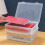 A4 Clear File Box for School & Office Supplies 7