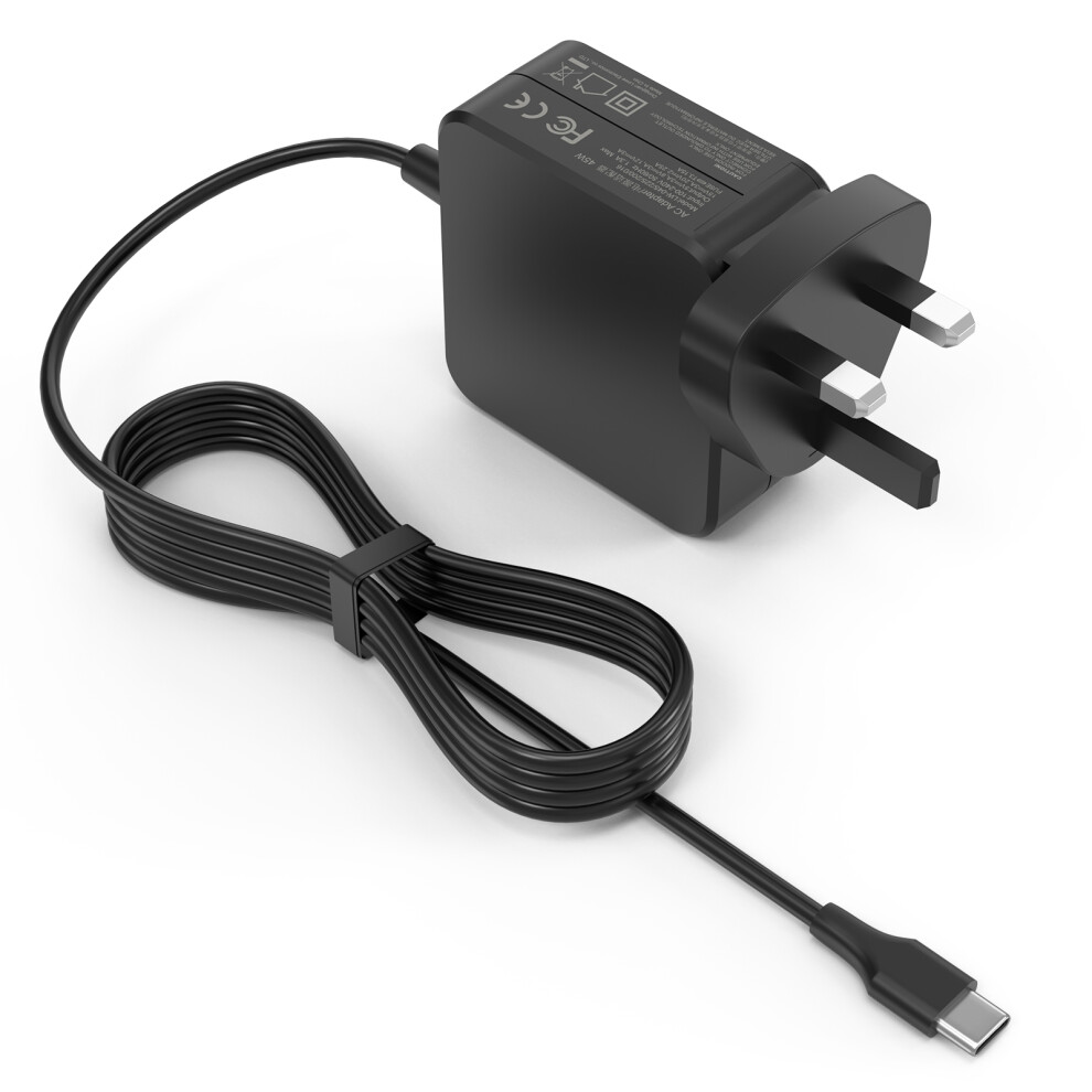 45W Usb C Type-C Charger For Chromebook Hp/ Lenovo/ Dell/ Acer/ Asus/ Samsung/ Google Chromebook Type C Laptop & Tablets & Phones 6901489051610