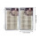 (Single box) Natural Brown False Eyelashes 11-13mm, Flexible Band 10