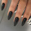 Black Almond Nail Tips - Lightweight & Easy Stick 7