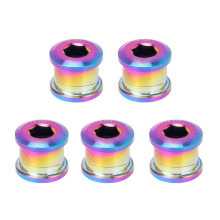 5 pièces de vis de plateau en alliage de titane de 6,5 mm disque coloré