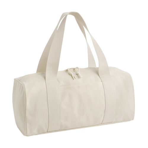 BagBase (One Size, Natural) Bagbase Edit Canvas Duffle Bag