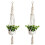 Boho Macrame Plant Hangers, 2pcs 5