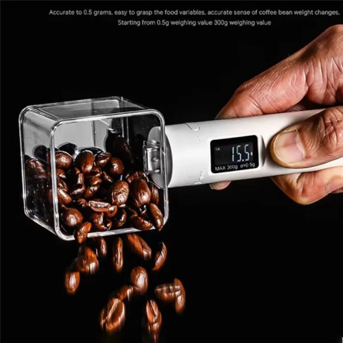 Precision Coffee Measuring Spoon with Integrated Digital Scale,LCD Display,Removable Portable Coffee Measuring Spoon 2