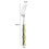 304 Stainless Steel Cutlery Set Beautiful Tableware Fork, for Kitchen Pieces Wedding Gift 9