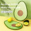 Schneidebrett Wassermelone Avocado Doppelseitig Niedlich Obst Gemüse Schneidebrett Schneidebrett Küche 5