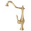 Brass Bathroom Sink Faucet with Rotatable Handles 4