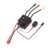 Controllore di velocità brushless RC da 60A in lega di alluminio per auto RC in scala 1/10