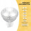 GU10 LAMP LIGHT BULB has 3 LED WARM WHITE 3W 5W 12V 4