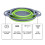 2pcs Foldable Strainer Fruit Vegetable Washing Basket Colander Dish Drainer Silicon Colander Drainer Kitchen Gadgets 5