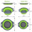 2pcs Foldable Strainer Fruit Vegetable Washing Basket Colander Dish Drainer Silicon Colander Drainer Kitchen Gadgets 7