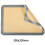 3Pcs Reusable Environmental Protection Silicone Baking Mat Non-Stick Silicone Oven Mat Dough Rolling Mat Baking Mat 5