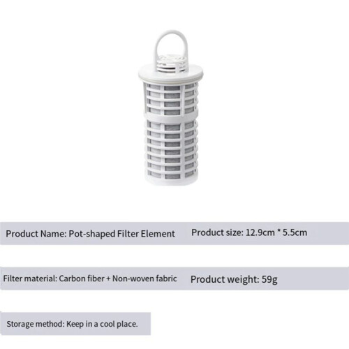 Activated Carbon Water Filter Jug, High-Efficiency Kitchen Purification System, Reduces Chlorine, Metals & Sediments