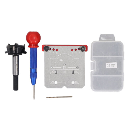 Aluminium Alloy Hinge Positioning Ruler Adjustable Margins 35mm Cabinets 2
