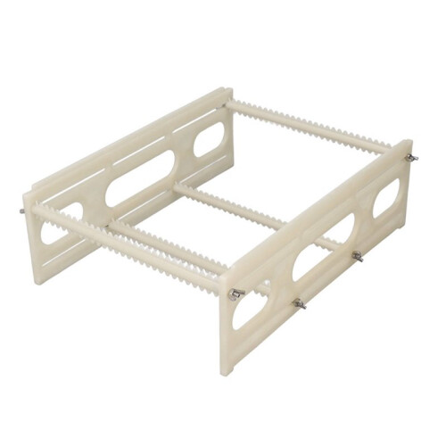 Plastic Record Drying Rack Large Capacity Storage Holder with Sawtooth Design 2