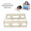 Plastic Record Drying Rack Large Capacity Storage Holder with Sawtooth Design 5
