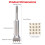 6" X 1-1/4" SDS  Bushing Tool, 16 Tips Bush Hammer Bit for Concrete Repair, Patch Prepare, Roughness Coating Remove 7