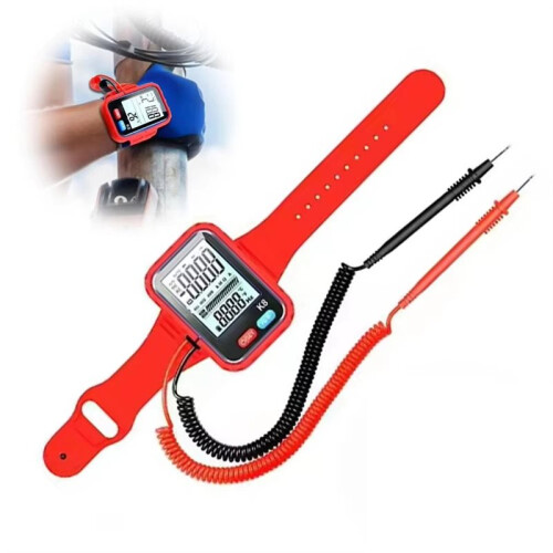 Digital Wristband Multimeter High-Precision Portable Tester for High-Altitude Work Temperature&Frequency 2
